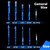 toolant Diamond Drill Bits Set 10PCS, Glass Drill Bits for Drilling Holes in Glass，Procelain,Ceramic and Tile, Tile Drill Bit with 1/4 Inch Quick Change Hex Shank,3/16"-3/8"