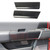 Carbon Fiber Interior Door Handle molding Cover Trims for Ford F150 2021-2026 for 2023-2026 F250 F350 Super Duty(Rear Door)