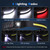 Headlamps Rechargeable 4PCS with Redlight & Motion Sensor & 230° Wide Beam
