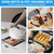 Rustic Rooster Oven Mitts and Pot Holders Sets Heat Resistant 4Pcs Potholders Oven Gloves Hot Pads for Kitchen Baking Cooking Grilling BBQ
