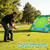 2-in-1 Golf Chipping Game Set, 70"x70" Backyard Golf Game, Outdoor Golf Games | Portable Battle Golf Set Includes 2 Adjustable Golf Clubs for Indoor, Outdoor Lawn Games for Adults and Beginners
