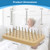 36-Hole Wooden Pegboard for Occupational Therapy, Hand Therapy Peg Board with 3 Sizes of Round Iron Pegs to Improve Finger Dexterity, Fine Motor Coordination & Sensory Rehabilitation