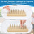 36-Hole Wooden Pegboard for Occupational Therapy, Hand Therapy Peg Board with 3 Sizes of Round Iron Pegs to Improve Finger Dexterity, Fine Motor Coordination & Sensory Rehabilitation