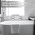 15-Inch Shower Handle - Upgraded Grab Bar with Strong Suction Cups for Bathtub & Shower Safety, Ideal for Seniors, Elderly, Disabled -Silver