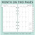 newestor 2027 Weekly & Monthly Planner Refill, 3-3/4" x 6-3/4", Jan 2027 - Dec 2027, Personal/Compact/Size 3