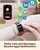 DEKELIFE Fitness Watches for Women, Fitness Tracker with Heart Rate/SpO2 Monitor, Smart Watches for Women with Sleep/Step Tracker (Black-Gold)