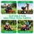 13x6.50-6 Flat Free Lawn Mower Tire Wheels; 2 Packs Smooth Tread Puncture-proof Tires, Replacement 3/4" & 4 Pcs 5/8" Bearing, 3”-7” Adjustable Centered Hub for Zero Turn Mowers 、Garden Tractors Carts