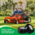 13x6.50-6 Flat Free Lawn Mower Tire Wheels; 2 Packs Smooth Tread Puncture-proof Tires, Replacement 3/4" & 4 Pcs 5/8" Bearing, 3”-7” Adjustable Centered Hub for Zero Turn Mowers 、Garden Tractors Carts