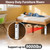 4 Pcs Carbon Steel Dorm Bed Risers Metal Bed Riser Tall Bed Riser