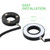 Milling Machine Spindle Light, 50MM Waterproof Ring LED Magnetic Work Light for CNC Milling Machine