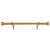 Short curtain rod 12-20 Inch Telescoping Side Curtain Rods, 1Inch Pole Adjustable Metal Drapery Rod, Warm Gold