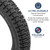YunSCM 2-PCS 14" Kid Bike Tires 14x2.40/64-254 Compatible with 14X2.40 All-Terrain Bike Bicycle Tires (Y-1030)