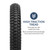 YunSCM 2-PCS 14" Kid Bike Tires 14x2.40/64-254 Compatible with 14X2.40 All-Terrain Bike Bicycle Tires (Y-1030)