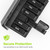 AUVON Weekly Pill Organizer 2 Times a Day, One-Side Large Opening, Easy‑Use
