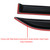 Lightronic Extra Durable Outside-Mount Auto Vent Window Visor, Fits 2007-2012 Nissan Versa Hatchback, 2007-2011 Nissan Versa Sedan, UV Protection Rain Guard, Original Wind Deflector, Smoke, 4-Pcs