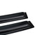 Lightronic Extra Durable Outside-Mount Auto Vent Window Visor, Fits 2007-2012 Nissan Versa Hatchback, 2007-2011 Nissan Versa Sedan, UV Protection Rain Guard, Original Wind Deflector, Smoke, 4-Pcs