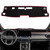 Dash Cover for Chevy Colorado/Gmc Canyon 2023 2024 2025 2026 Dashboard Cover Mat Center Console Non-Slip No Glare Protector Mat Pad Sunshade Interior Accessories for Chevylot Colorado, Red Trim