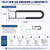 Handicap Grab Bars Rails 23.6 Inch Toilet Handrails Bathroom Safety Bar Toilet Support Rail Handicapped Handrail Accessories for Seniors Elderly (23.6inch)