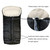 CozyMe Winter Stroller Blanket Evolution, Stroller Footmuff, 3-in-1 Waterproof Toddler Stroller Bunting Bag Fits Most Pushchairs and Joggers, Central Open, Reflective Strip Design, 6M - 36M, Black