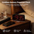 Acedeck Battery Operated Alarm Clock for Bedroom Travel with Large Numbers