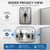 2PCS Office Cubicle Mirrors - Adjustable Monitor Mirror to See Behind You