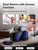 Mesqool Bed Shaker Alarm Clock for Heavy Sleepers, Extra Loud Vibration