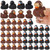 50pcs Sasquatch Rubber Ducks for Jeep Black Brown