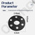 Ohoho Ro-tary Cutter Flex Coupler Rubber Disc Kit (Set Of 4)