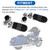 Motorcycle Highway Pegs Universal for Bike with 25mm,32mm,34mm Engine Guard