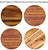 14" Two-Tier Acacia Wood Lazy Susan Organizer Kitchen Turntable for Cabinet Pantry Table Organization
