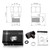 BRIGHT SHOWERS Water Flow Control Valve, Brass Shower Head Water Valve with Handle Lever, Flow Regulator Water-Saver Volume, Oil-Rubbed Bronze