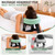 Massage Headrest for Bed with Arm Rest, Adjustable Massage Face Cradle Head Holder, Portable Bedside Home Massage Kit with Face Pillow, Fits 18" Mattress, for Home Post Eye Surgey Recovery, Green