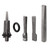 ABuff 3/4 Inch Heavy Duty Wedge and Feather Shims, 8 Pack Plug Shim and Wedge Concrete Rock Stone Splitter Hand Tools