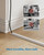 Yecaye 42.5in Cord Cover, Cord Hider for 2-3 Cords, W1.57in, H0.59in, White