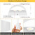 Lightess Plug in Wall Sconces LED, Warm White, Dimmable