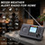 RunningSnail NOAA Weather Radio with 80+Emergency Alerts, 23 S.A.M.E Localized Programming County Codes, Battery Backup, Alarm, Selectable Alert Tone (with External Antenna & External Warning Light)