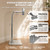 Workstand with Side Clamp for Lowery Stand, 360° Rotating Metal Needlepoint Workstand with Side Clamp, Fits 20" Q-Snap Frames & Scroll Rods, Height Adjustable Embroidery Stand for Sofa Hand Sewing