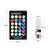 6 pack 194 T10 LED Light Bulb W5W 168 RGB with Remote Control Atmosphere Lights for Car Interior Map Dome Door License Plate Light