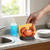 WAIT FLY Resin Crab Sponge Holder for Kitchen Sink Counter, Sponge Dish Rack, Sink Caddy Organizer, Crab Scouring Pad and Dish Sponge Holder