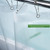 Short Shower Curtain Liner 60 inches Length, Heavy Duty Weighted Thick PEVA Clear Shower Liner with 3 Magnets,Transparent Plastic Shower Curtain for Bathroom(71" W X 60" H)