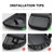 INTGET Car Center Console Armrest Cover for Toyota Camry Accessories 2018-2024 2019 2020 2021 2022 2023 Interior Camry SE/XSE Arm Rest Seat Cover Middle Console Lid Protector (Carbon Fiber Texture)