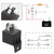 24V JD2914 80/60A Heavy Duty Relay with Harness, 5-Pin SPDT, 5 Wire Automotive Relay Model, for Automotive Car Marine Boat