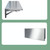 23.6 * 16in Medium Stainless Steel Folding Wall Shelf | Food Truck | Kitchen, Restaurant, Garage, Laundry, Utility Room Folding Concession Shelf