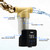 Spin Down Sediment Water Filter: 50/100 Micron Precision, Plug - in with Touch - Screen Auto Flushing, Brass Top Clear Housing & Reusable, Plug-in Use Only