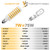 E11 LED Bulb Dimmable,JDE11 120V 75W Halogen Candelabra Bulbs Equivalent,T3 T4 Mini Base JD E11 Bulb,3000K Warm White,7W 750LM E11 for Ceiling Fans,Chandeliers,Cabinet Lighting,4 Pack