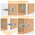 TamBee 175 Degree Hinges Frameless Cabinet Doors Hinges 48mm Concealed Hydraulic Adjustable Soft Closing Nickel-Plated Steel Buffer Dampers for Kitchen Corner, 1 Pair 2Pcs (Full Overlay)