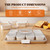 Renmxj Portable Charcuterie Boards with Lid, 8 Ceramic Bowls, Serving Tray