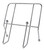 Premier Housewares 509442 Cookbook Stand - Chrome, H24 x W23 x D14cm