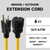 EP 6 Ft 12/3 SJTW Outdoor Extension Cord NEMA 6-20 P/R 20A 250V, Yellow