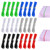 Tablecloth Strap Bands, 24 Pcs Elastic Table Bungees for Picnic Tables Outdoor Wedding Party, Round, Medium, Mixed Colors